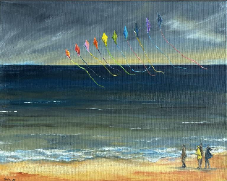 Marion Ristau Im Wind Acryl