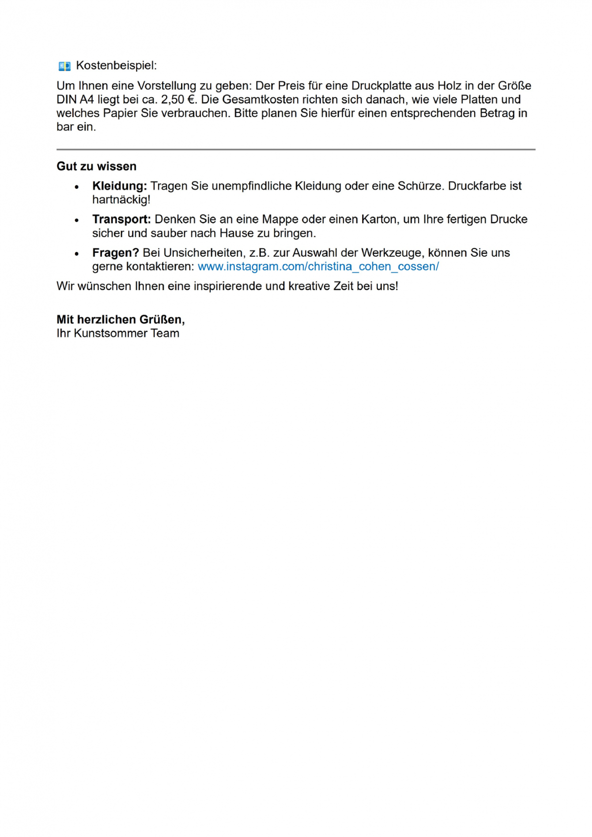 Materialliste Drucken wie Picasso Christina Cohen-Cossen_Bild_10002-00